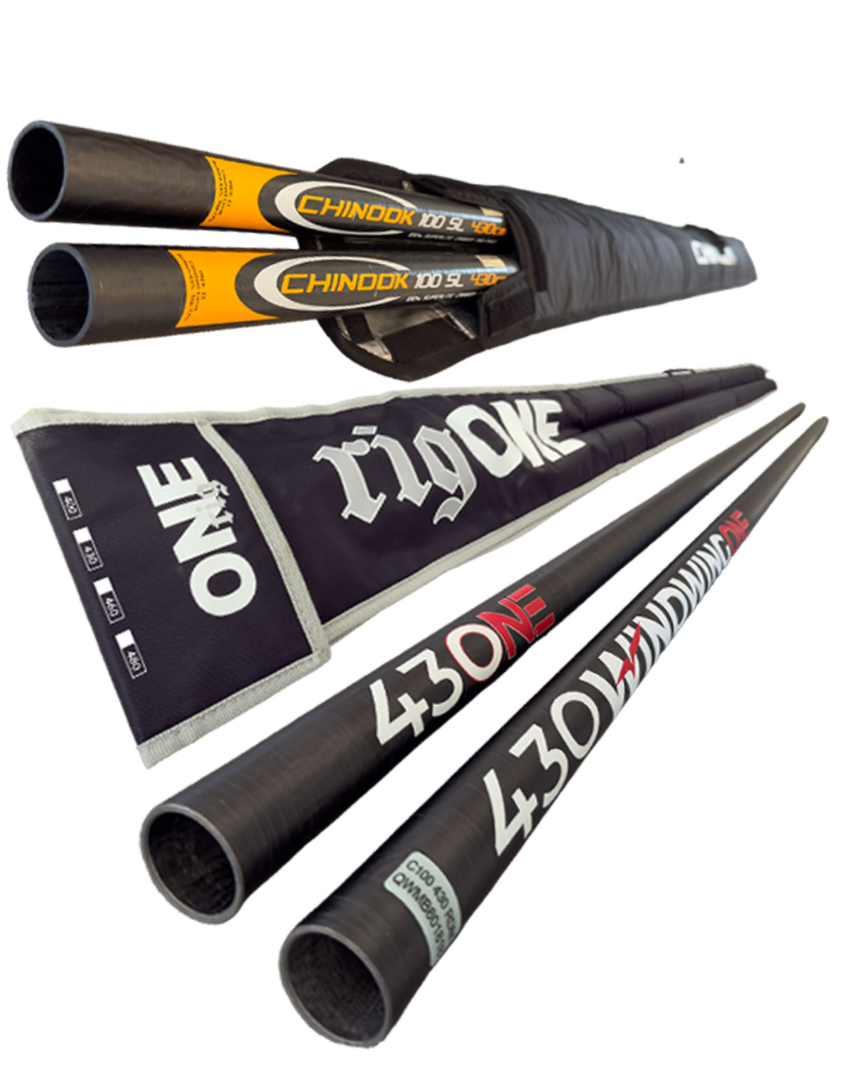 Carbon mast preview
